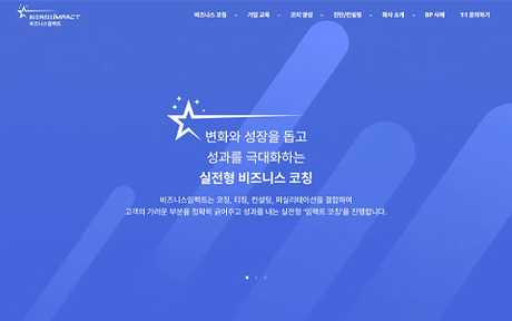 비즈니스 코칭 전문 기업: 반응형 웹 디자인 SEO 최적화