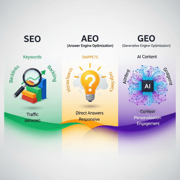 2026년 AI 검색 시대 — SEO·AEO·GEO 통합 마케팅 전략